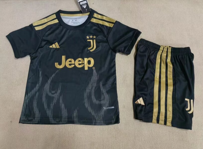 Kids-Juventus 26/27 Third Black Soccer Jersey